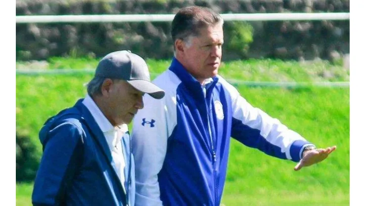 Billy y Peláez en su época en Cruz Azul