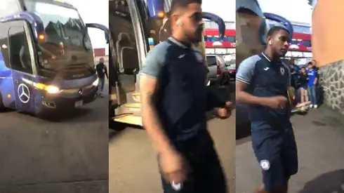 Video: Cruz Azul llega al estadio Azteca para enfrentar a Rayados de Monterrey