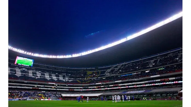 Estadio Azteca para el partido de Cruz Azul vs Puebla.