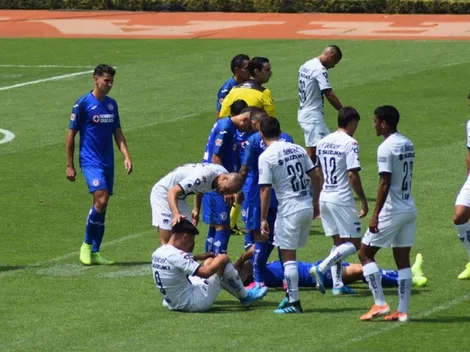 Durísimo choque de cabeza de Pablo Aguilar lo pone en duda en Cruz Azul