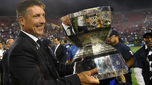Siboldi le dedicó la Leagues Cup de Cruz Azul a Caixinha y Peláez