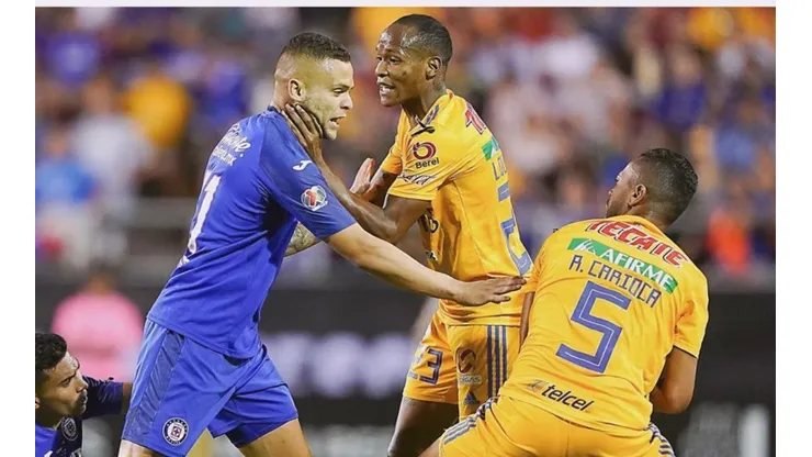 Video: Enorme bronca entre Cruz Azul y Tigres en plena final de Leagues Cup