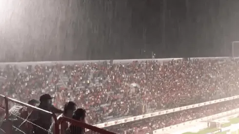 VIDEO: La torrencial lluvia que azota el Veracruz vs Cruz Azul