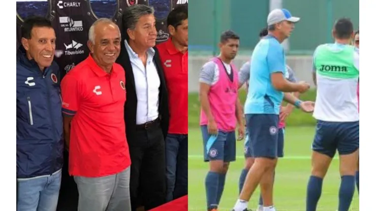 Veracruz y Cruz Azul verán el debut de sus nuevos DT este viernes