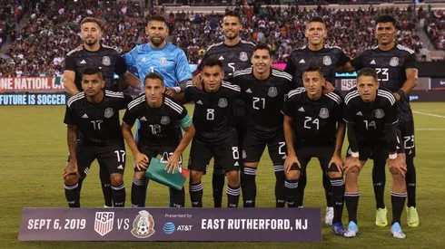 Formación titular de México.