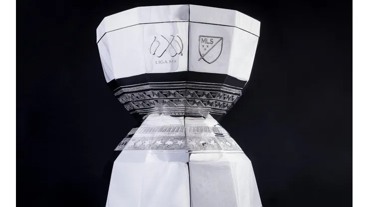 Presentan el enorme trofeo que ganará el campeón de Leagues Cup
