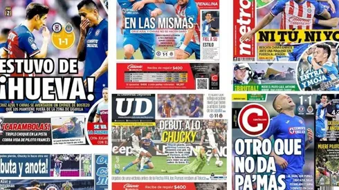 Las portadas del empate contra Chivas