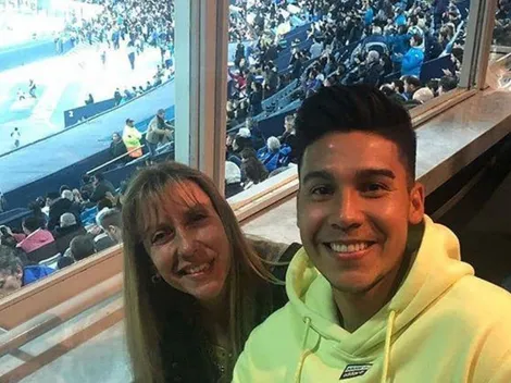 Guillermo Fernández, de visita en su anterior club