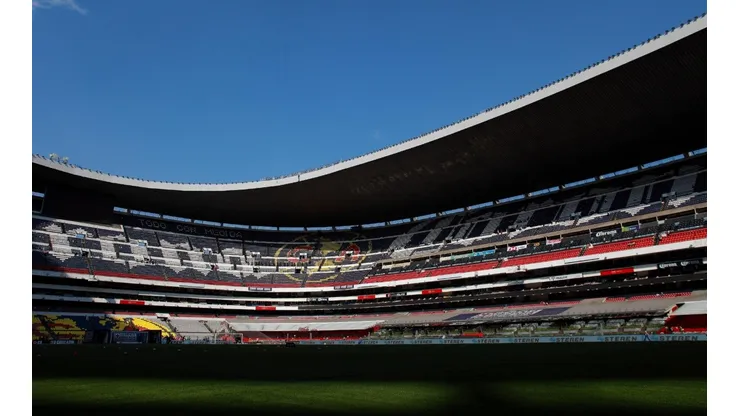 Las tribunas del Azteca lucen vacías este semestre.