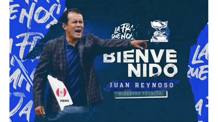 Juan Reynoso presentado como DT de Puebla.