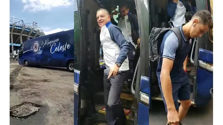 Cruz Azul llega al estadio Azteca para enfrentar a FC Juárez