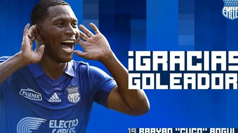 Despedida de Emelec para Brayan Angulo.