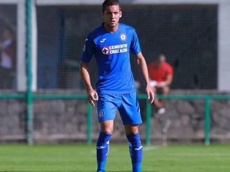 Javier Salas vuelve a las canchas tras cuatro meses en Sub 20 de Cruz Azul