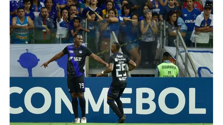 Brayan Angulo en su paso por Emelec.