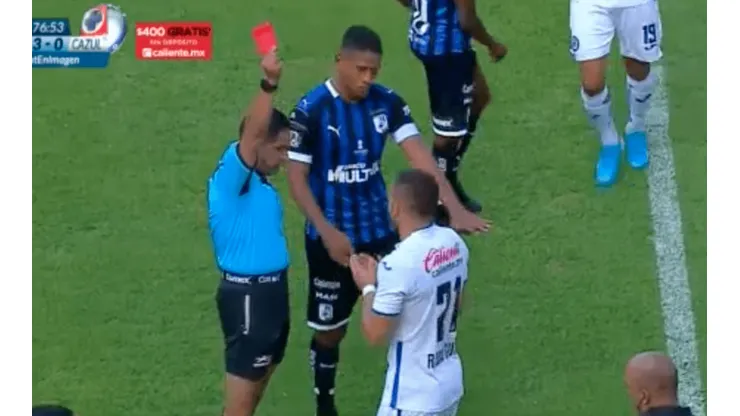 Se vino la noche: Jonathan Rodríguez recibe roja y deja a Cruz Azul con 10