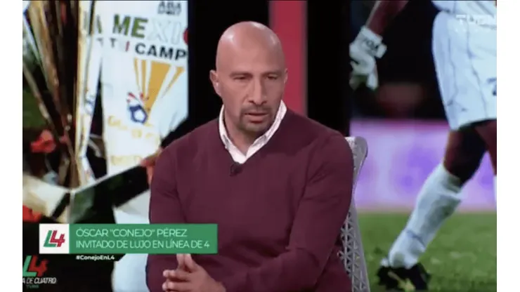 Óscar Pérez en el programa de TUDN.