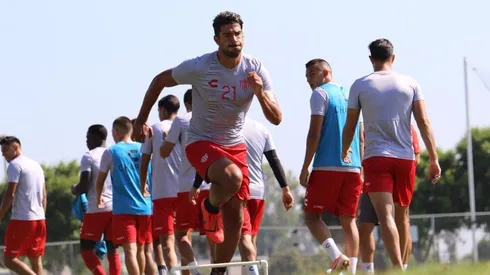 Entrenamiento de Necaxa.