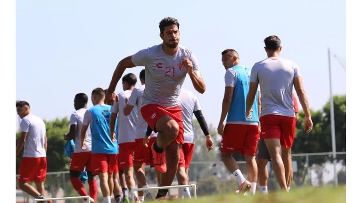 Entrenamiento de Necaxa.