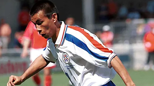 Julio César Yegros en la Selección Paraguaya.