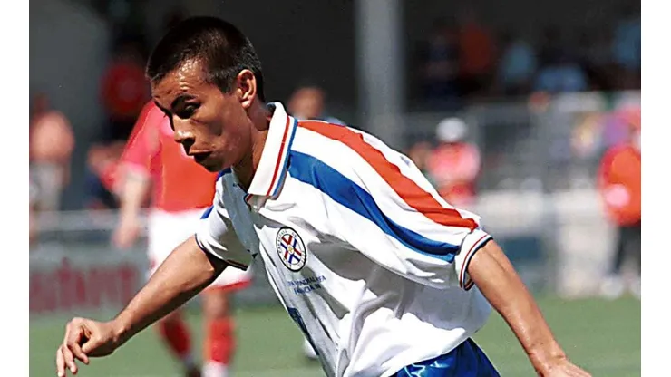Julio César Yegros en la Selección Paraguaya.