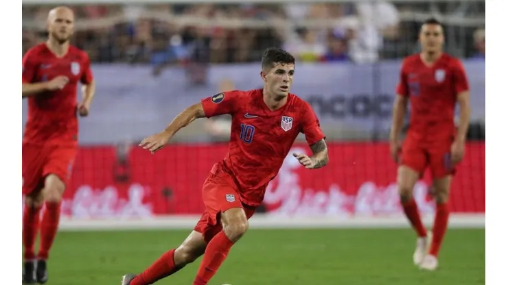 Christian Pulisic en la Selección de Estados Unidos.