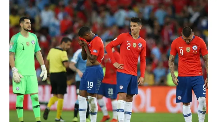 Igor Lichnovsky en el partido ante Uruguay.