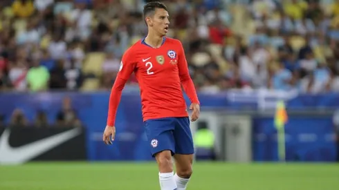 Igor Lichnovsky en el Chile vs Uruguay.