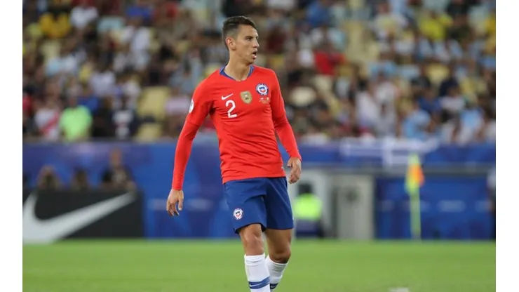 Igor Lichnovsky en el Chile vs Uruguay.