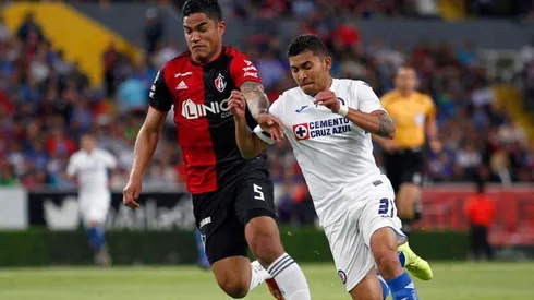 Cruz Azul enfrentando al Atlas en el Clausura 2019.