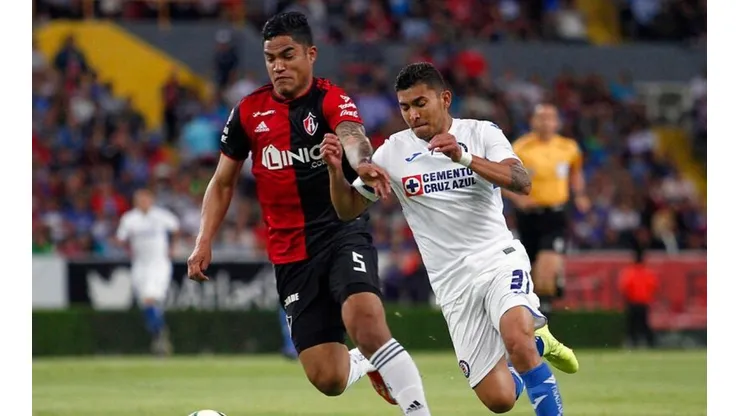 Cruz Azul enfrentando al Atlas en el Clausura 2019.