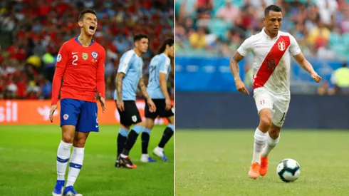 Igor Lichnovsky con Chile y Yoshimar Yotún con Perú.