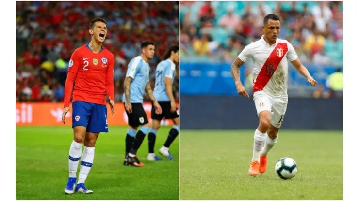 Igor Lichnovsky con Chile y Yoshimar Yotún con Perú.