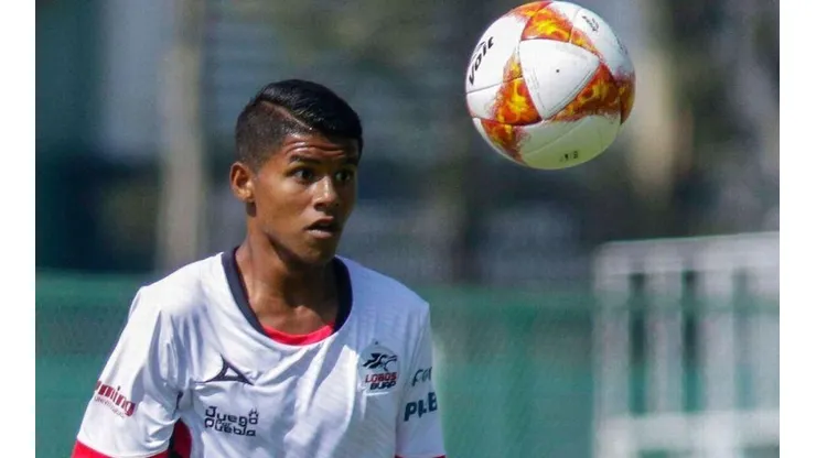 Jorjan Pérez en su paso por Lobos BUAP.