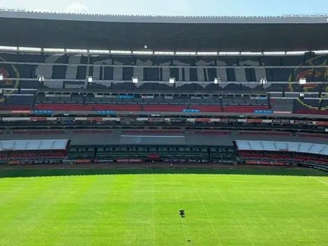 ¡Hermosa! Cancha del Estadio Azteca ya está lista para el Apertura 2019
