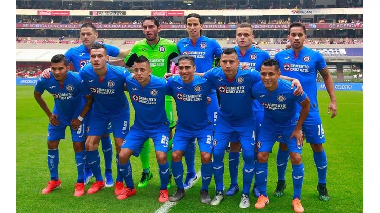 Formación titular de Cruz Azul en el Clausura 2019.