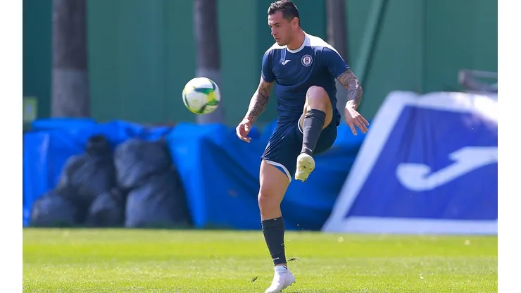 Caraglio anotó el tanto que inauguró el marcador en el compromiso ante Cruz Azul Hidalgo