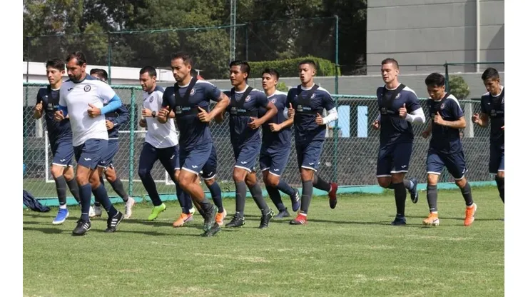Cruz Azul partió su pretemporada en La Noria.