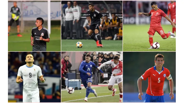 Los seis jugadores que representarán a Cruz Azul.