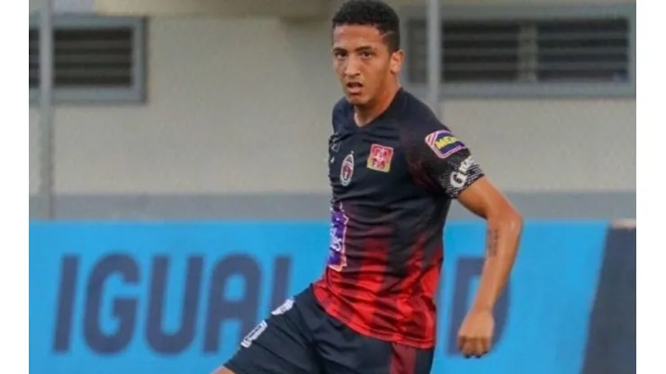 Ángel Orelién en su ex equipo de Panamá.
