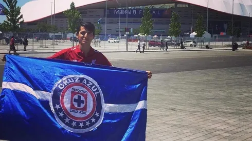 Aficionados de Cruz Azul dicen presente en la final de Champions League