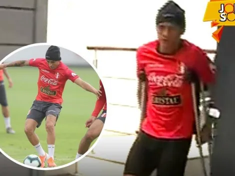 Yoshi se lesionó en la práctica de hoy y es duda en la Copa América
