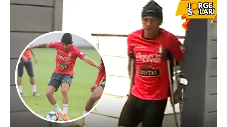 Yoshi se lesionó en la práctica de hoy y es duda en la Copa América