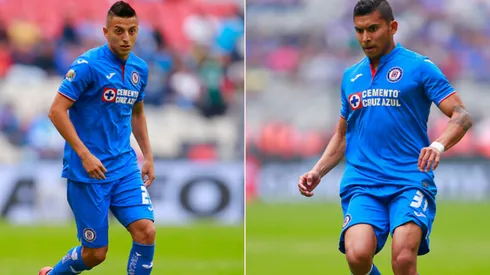 Roberto Alvarado y Orbelín Pineda.