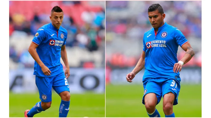 Roberto Alvarado y Orbelín Pineda.