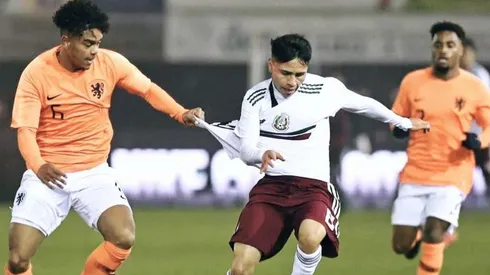 Domínguez fue titular en la derrota de México Sub 20 ante Italia