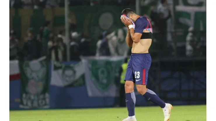 Juan Escobar en la Copa Libertadores.