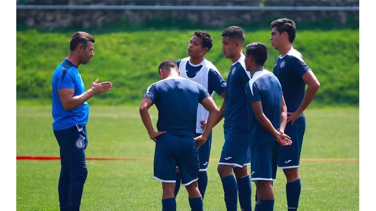 Entrenamiento de Cruz Azul.