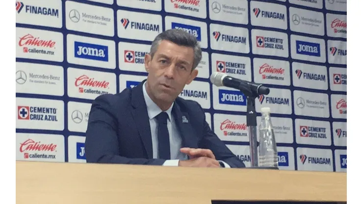 "Estamos tristes porque no ganamos y en Cruz Azul solo sirve ganar": Pedro Caixinha