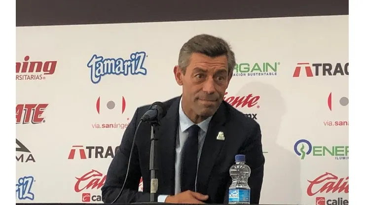 Caixinha atendió a los medios esta tarde.