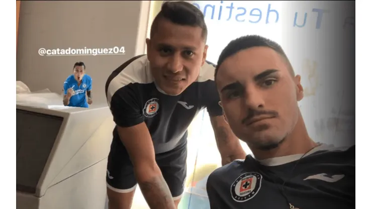Eustáquio entrenó hoy con el Cata Domínguez.